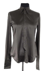Chemise Ralph Lauren Kaki en Soie, taille M - Seconde Main