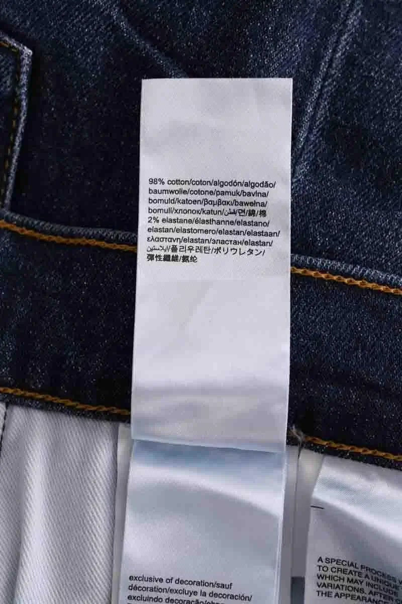 Pantalon slim Calvin Klein Bleu en Denim - Jeans