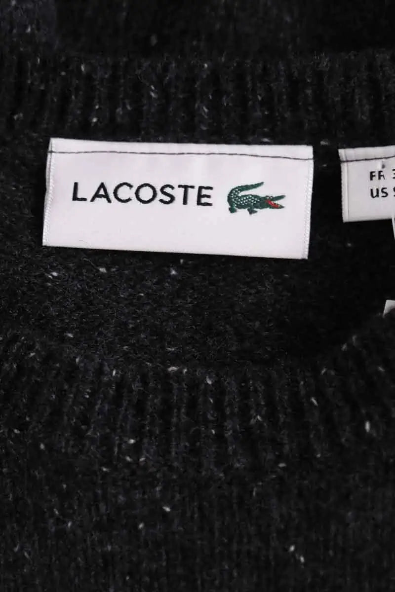 Pull Lacoste Noir en Laine