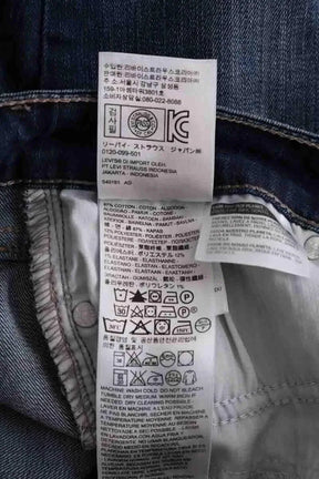 Jean droit Levi's Marine en Coton