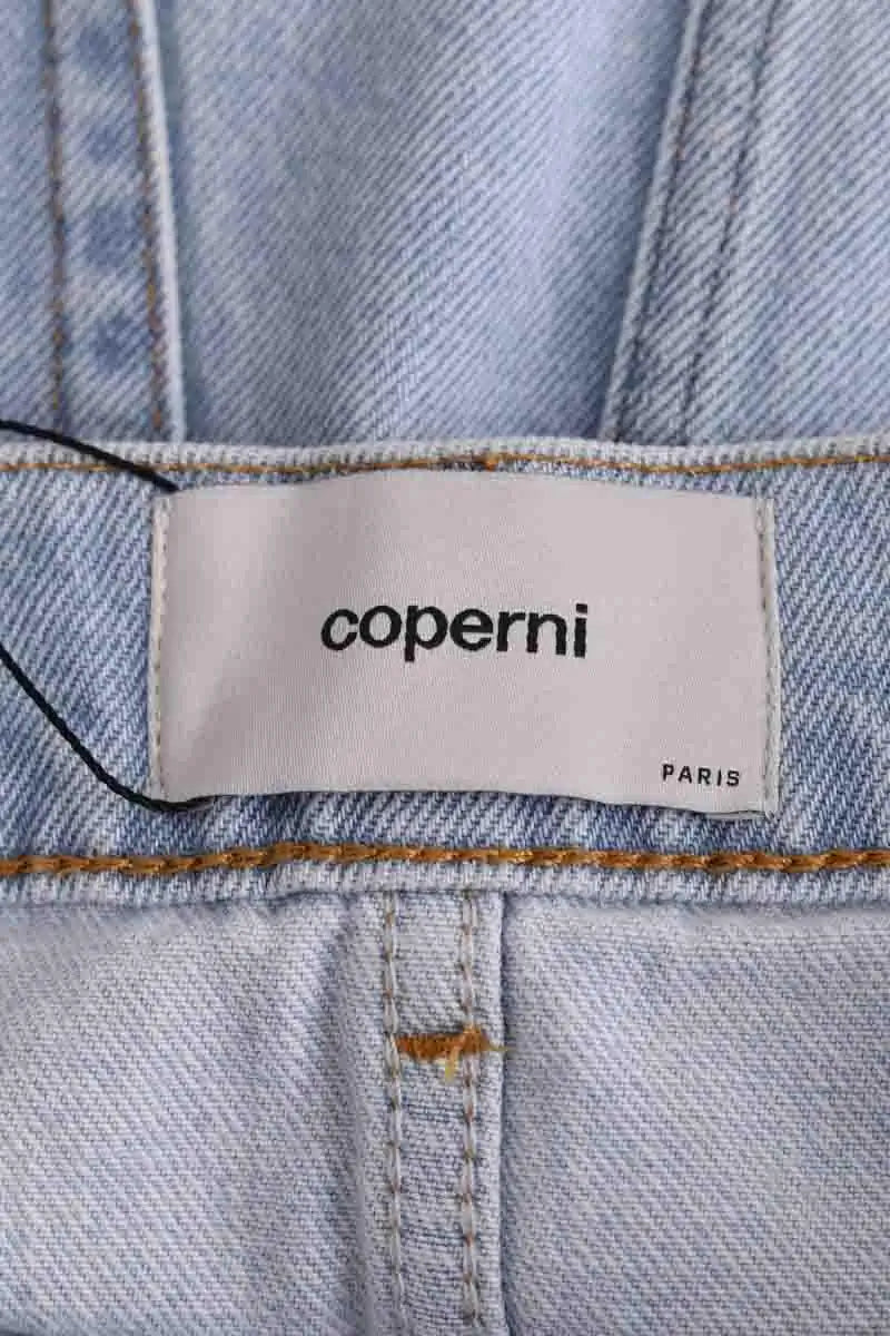 Mini jupe Coperni Bleu en Coton