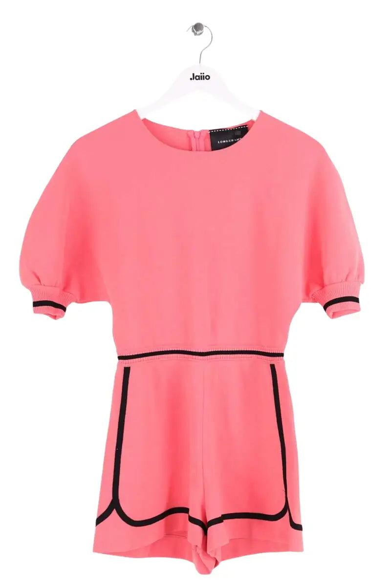 Combishort Longchamp Rose en Viscose, taille S - Seconde Main