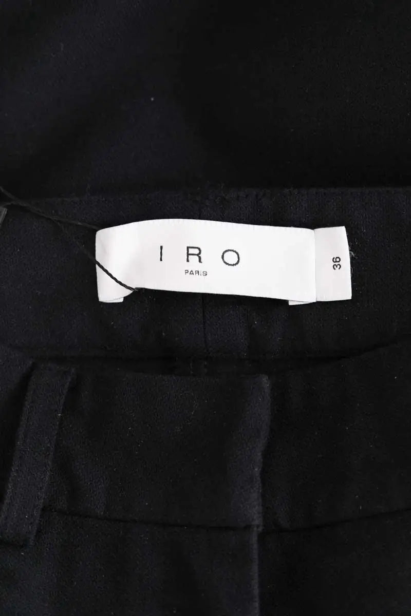 Pantalon Iro Noir en Viscose