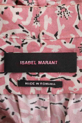 Robe Isabel Marant Rose en Soie