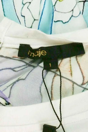 T-shirt Maje Blanc en Viscose