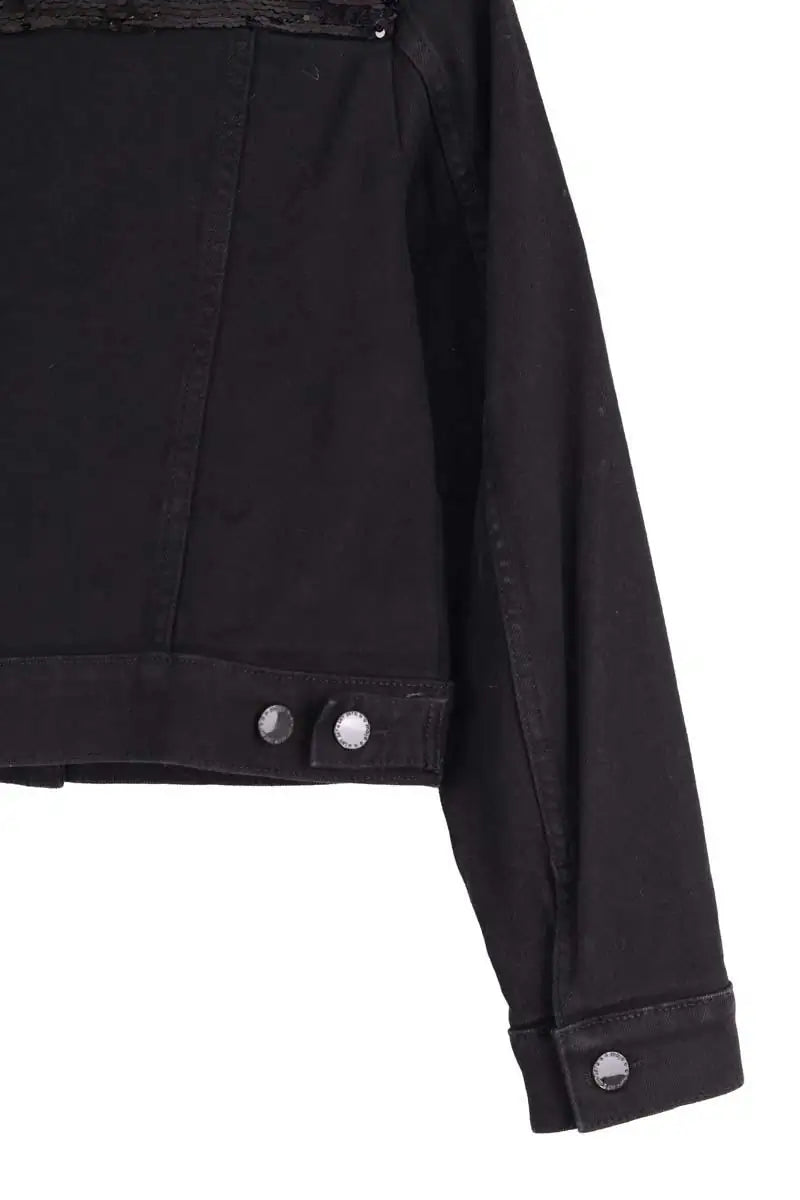 Veste Maje Noir en Coton