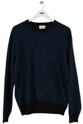 Pull Salvatore Ferragamo Bleu en Soie, taille L - Seconde Main