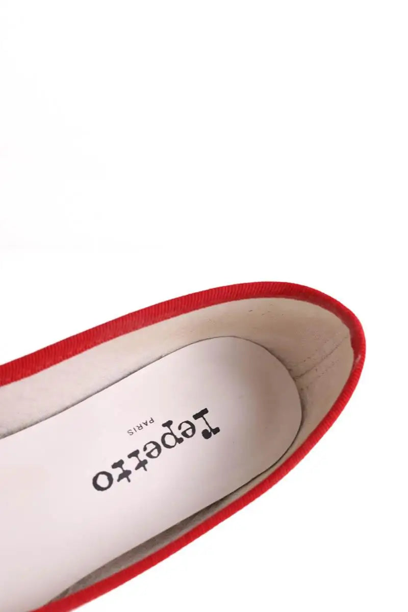 Talons Repetto Rouge en Cuir