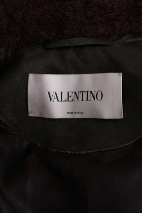 Blouson Valentino Noir en Cuir