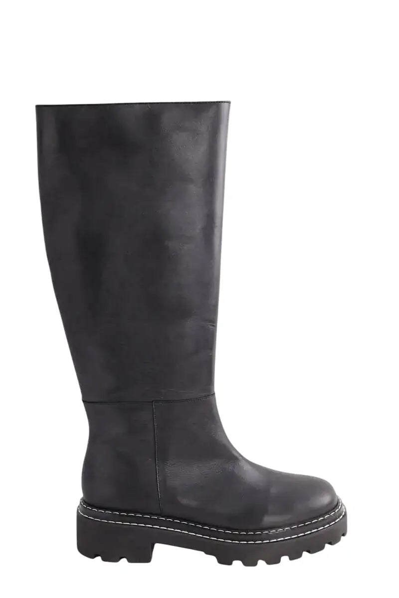 Bottes LK Bennett Julia Noir en Cuir, taille 41 - Seconde Main