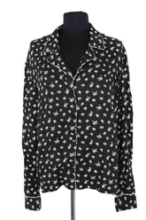 Chemise Claudie Pierlot Noir en Viscose, taille XL - Seconde Main