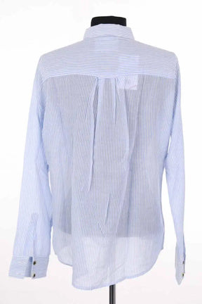 Chemise Leon & Harper Bleu en Coton