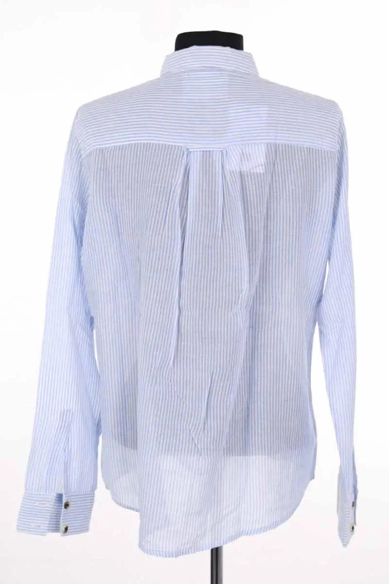 Chemise Leon & Harper Bleu en Coton