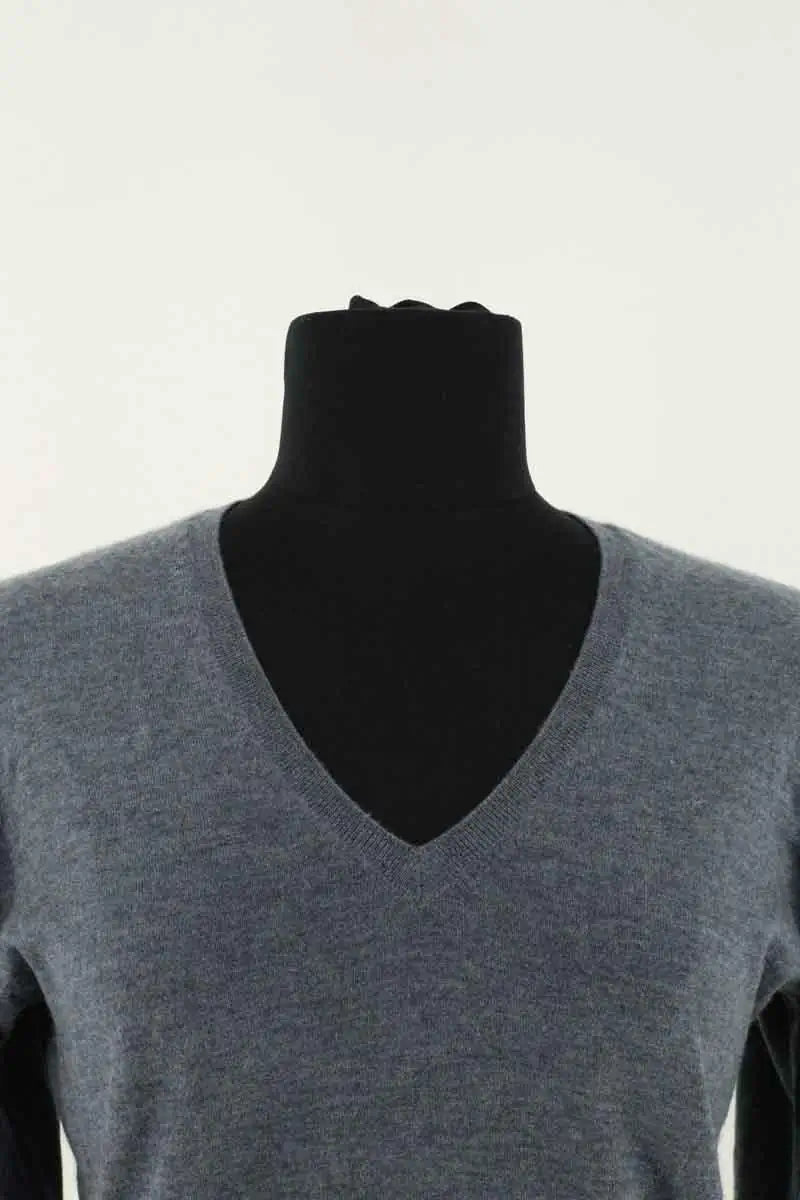 Pull Eric Bompard Gris en Cachemire