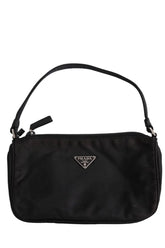 Mini sac Prada Cleo Noir en Tissu - Seconde Main