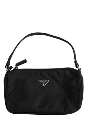 Mini sac Prada Cleo Noir en Tissu - Seconde Main