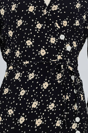 Robe Rouje  Noir