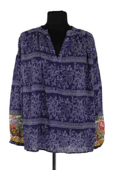Blouse Vanessa Bruno Marine en Viscose, taille S - Seconde Main