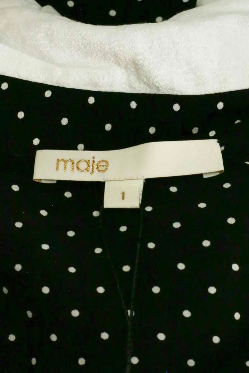 Blouse Maje Noir en Viscose