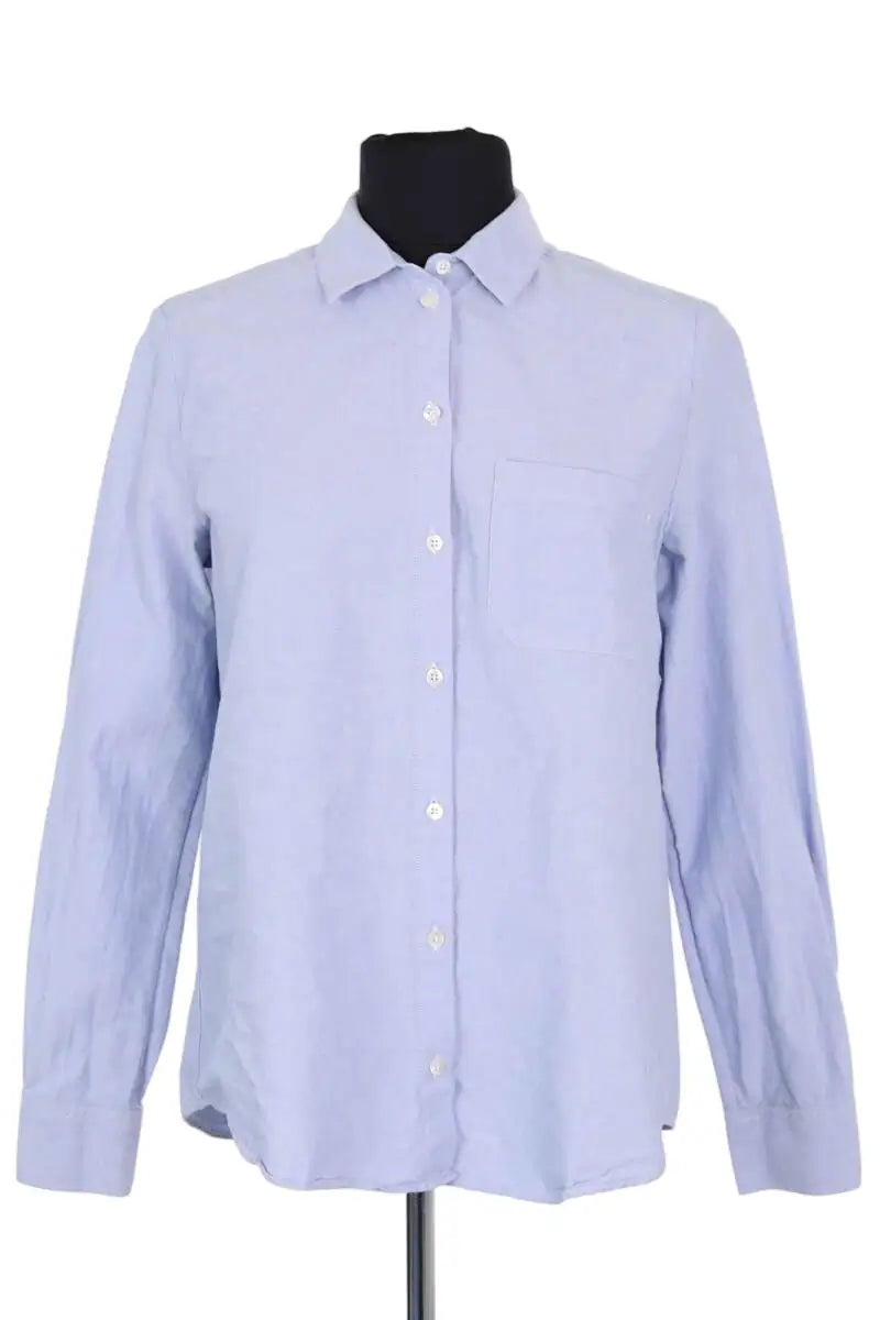 Chemise Sézane Bleu en Coton, taille XS - Seconde Main
