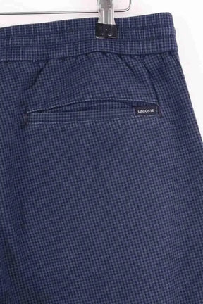 Pantalon droit Lacoste Bleu en Coton