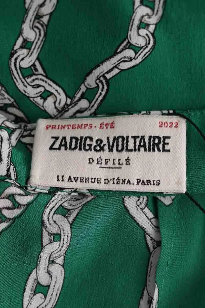 Jupe Zadig & Voltaire Vert en Soie