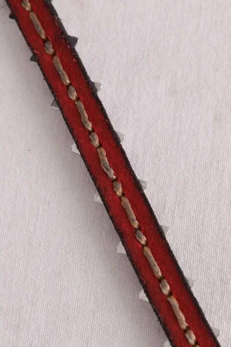 Ceinture Zadig & Voltaire Rouge en Cuir