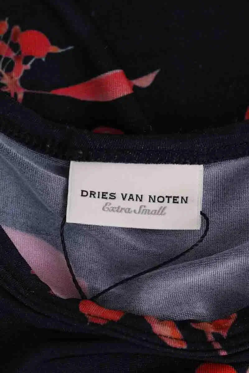 Top Dries Van Noten Noir en Viscose