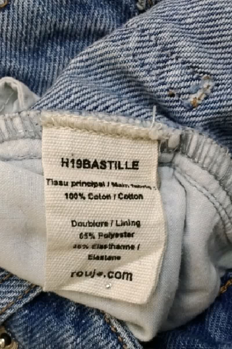 Jean bootcut Rouje  Bleu