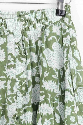 Jupe Maje Vert en Coton