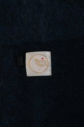 Cardigan Des Petits Hauts Bleu en Laine