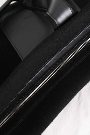 Cabas Laulhère Noa Noir en Laine