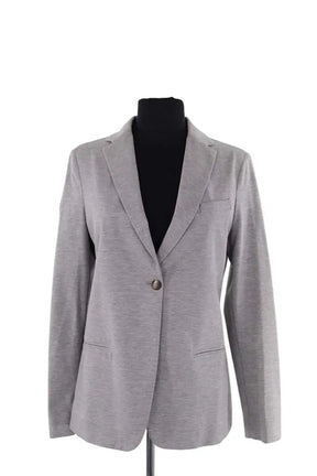 Blazer Fabiana Filippi Gris en Coton, taille S - Seconde Main