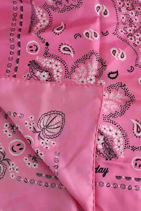 Carré Call It By Your Name Grand modèle bandana Rose en Soie