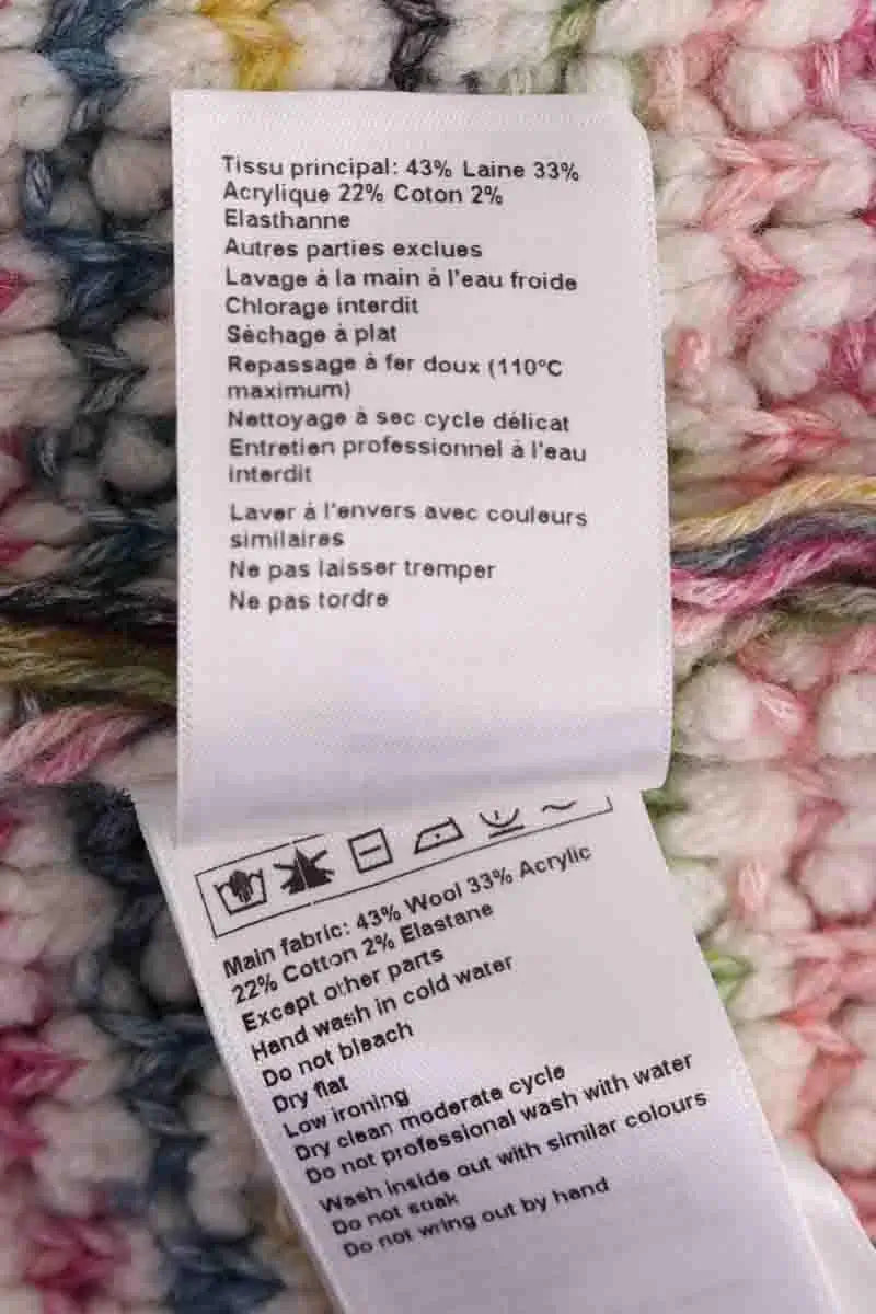 Gilet Ba&Sh Multicolore en Laine