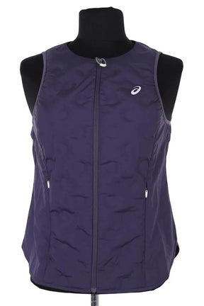 Veste Asics Marine en Synthétique, taille XS - Seconde Main