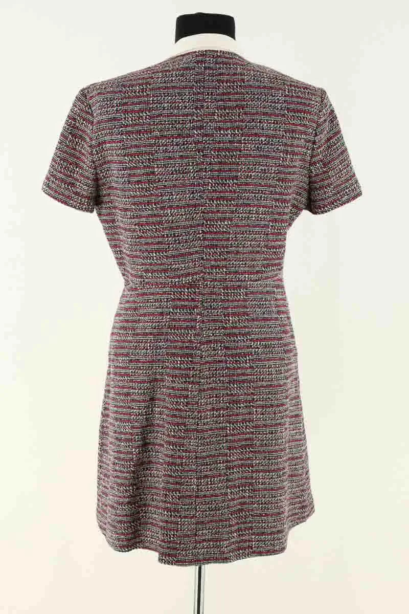 Robe Maje Rouge en Tweed