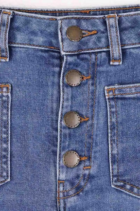 Jean bootcut Maje Bleu en Coton - élasthanne