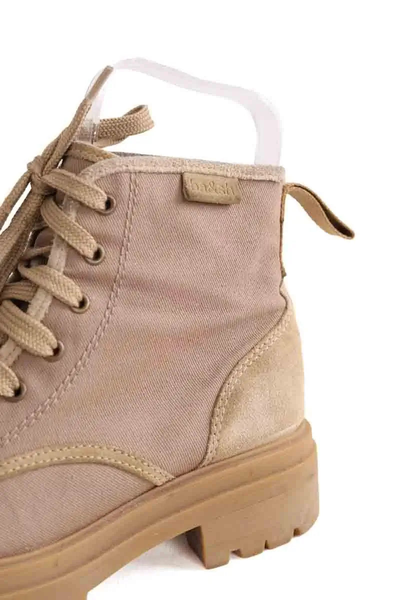 Chaussures à lacets Ba&Sh Camel en Tissu