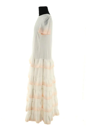 Robe Maje Blanc en Viscose