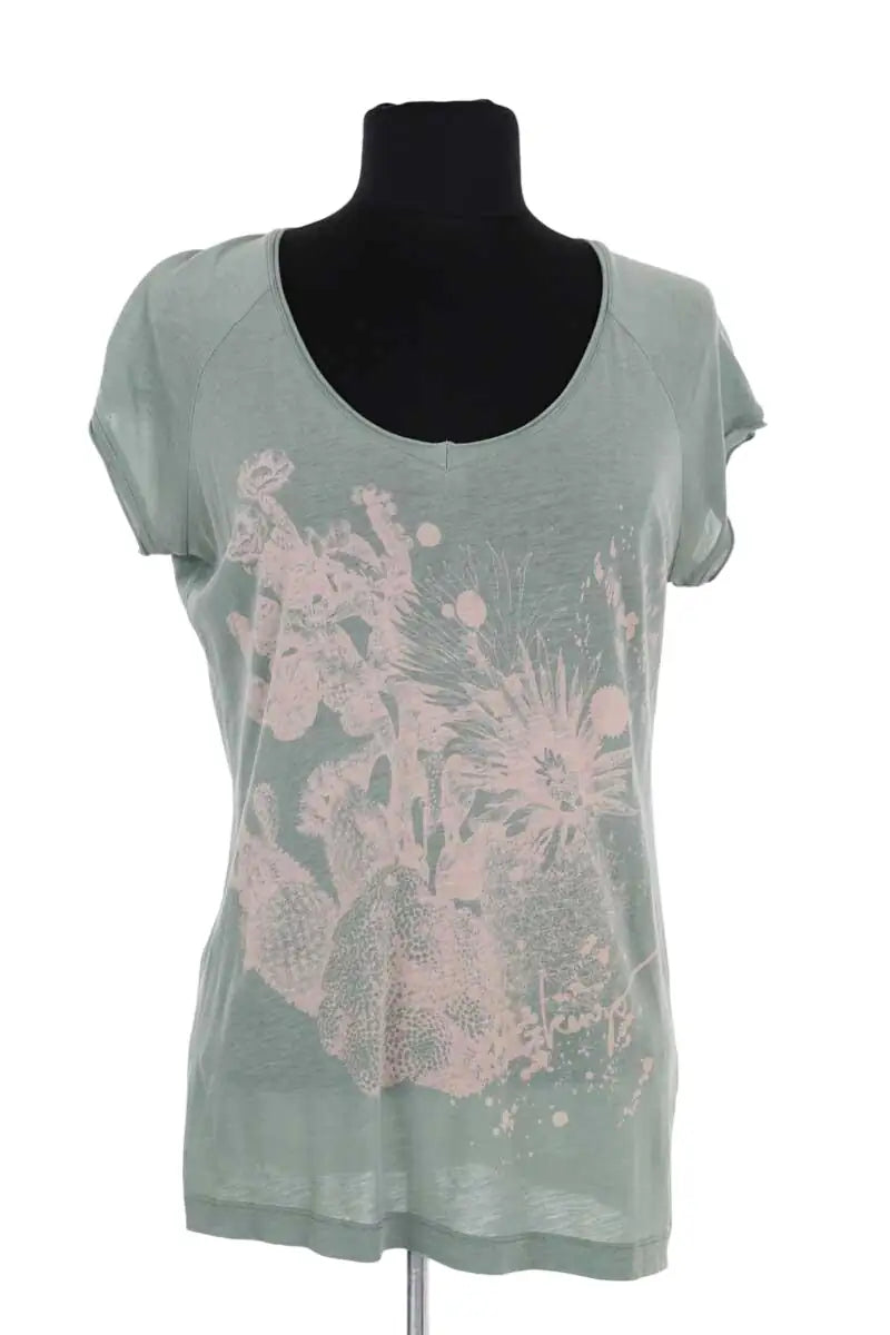T-shirt Kenzo Vert en Coton, taille S - Seconde Main