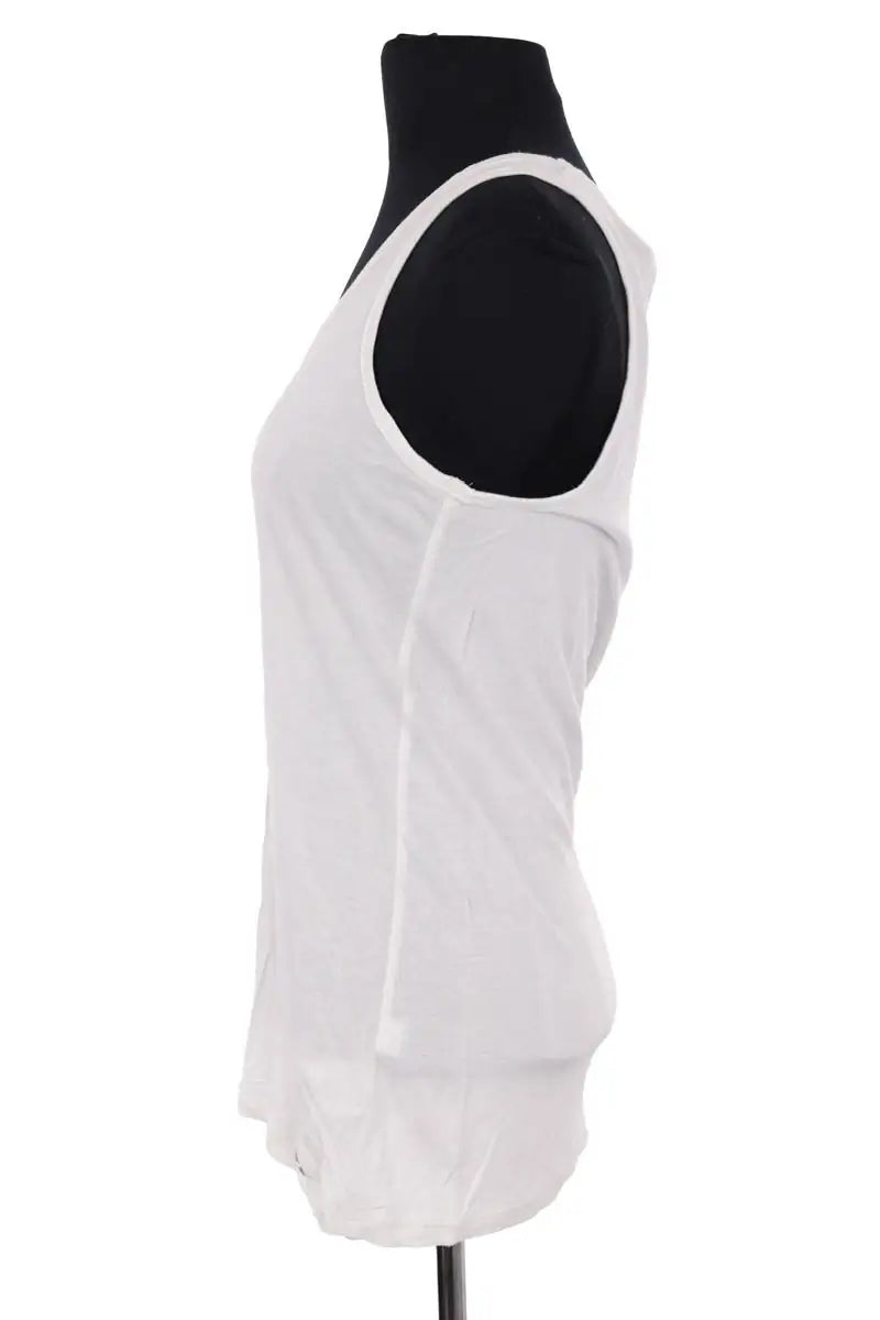 Top sans manche Michael Kors Blanc en Viscose