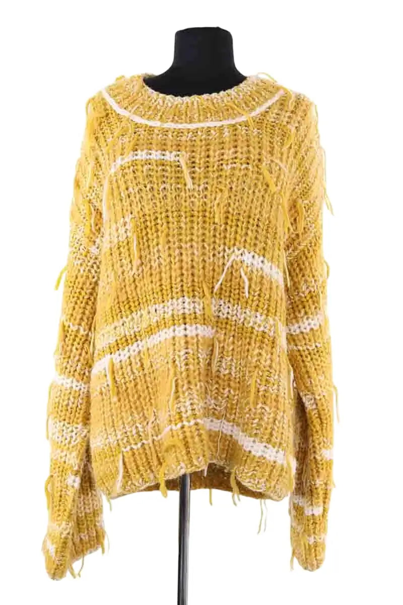 Pull Maison Martin Margiela Jaune en Laine, taille S - Seconde Main
