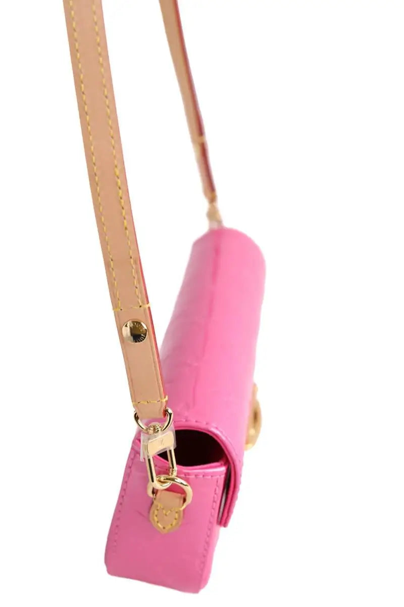 Sac à bandoulière  Louis Vuitton Malibu Rose en Cuir