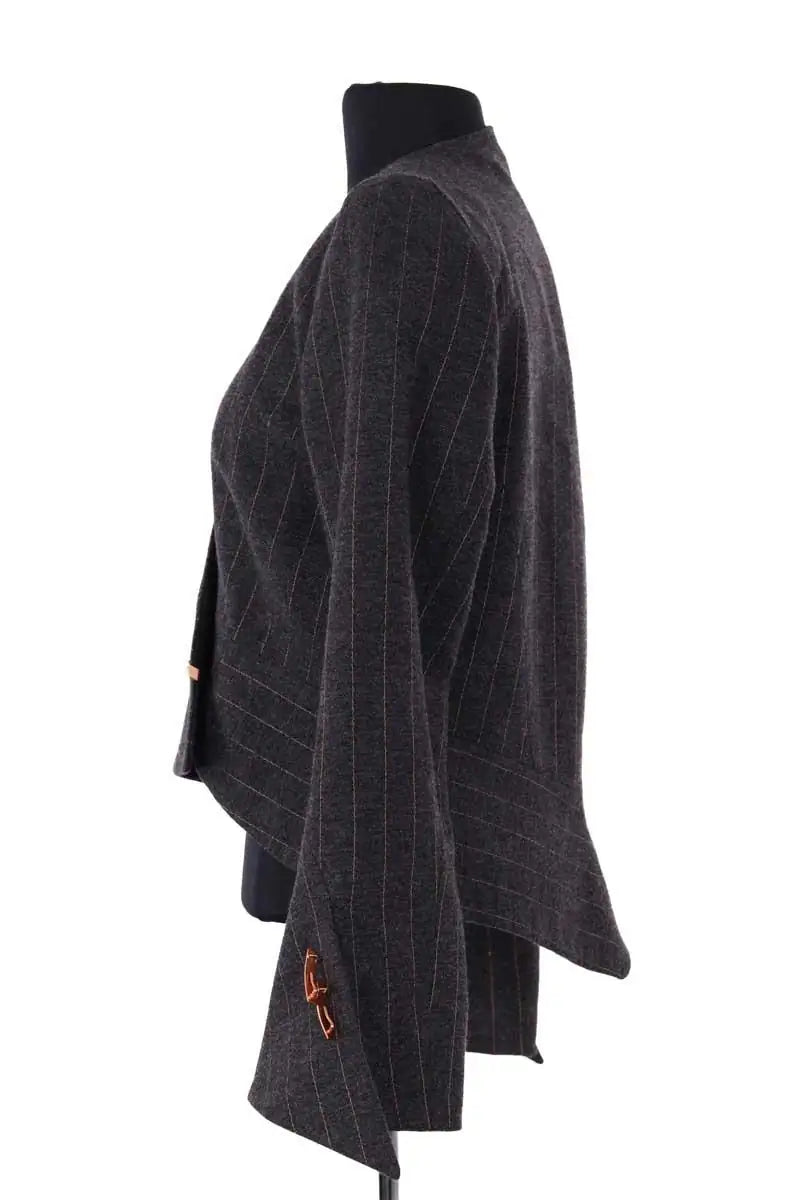 Blazer Jacques Fath Anthracite en Laine