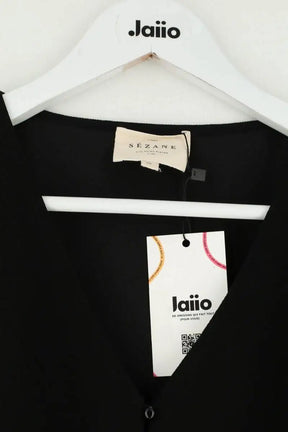 Blouse Sézane Noir en Synthétique