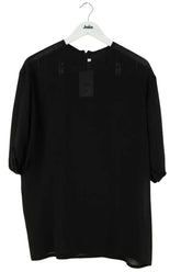 Blouse Celine Noir en Soie, taille L - Seconde Main