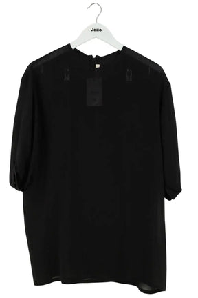 Blouse Celine Noir en Soie, taille L - Seconde Main
