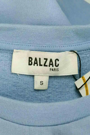 Sweatshirt Balzac Bleu en Coton