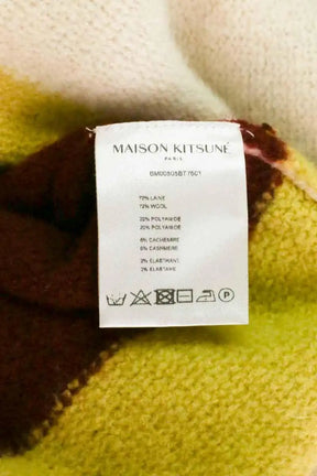Pull Kitsuné Multicolore en Laine